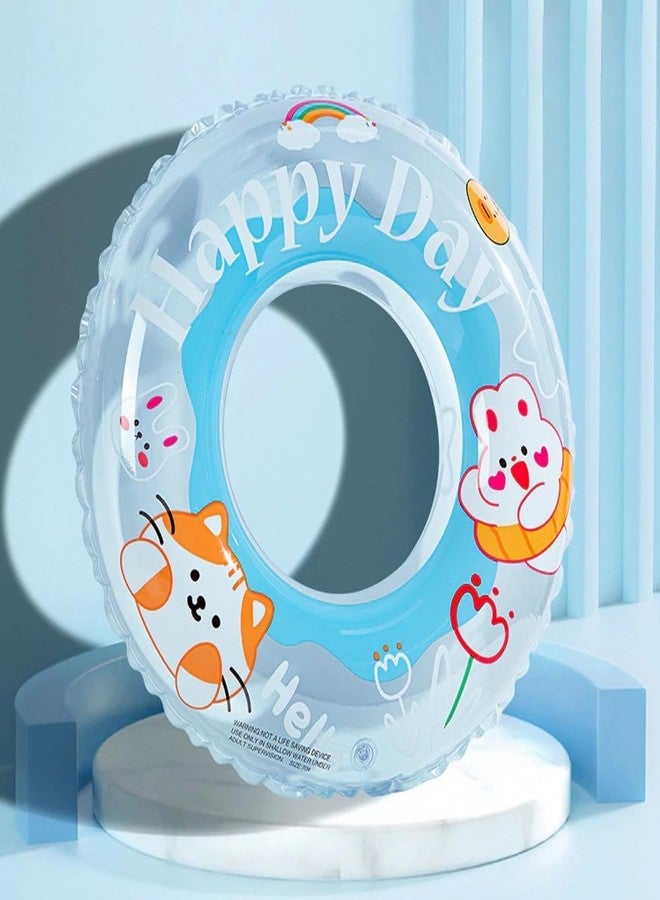 KRIDARSH Swimming Ring for Kids | Lifelong Pool Party Swimming Tube | Safe Seat Learning Float for Girls & Boys Adults | Durable Inflatable Water Ring | Pool Accessory (1 pcs)(Multi Color) - Image 2